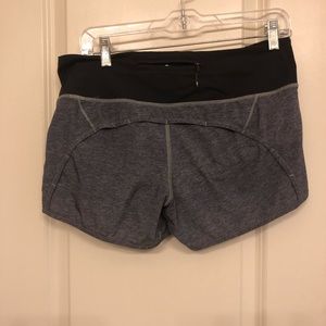 Gray lululemon shorts